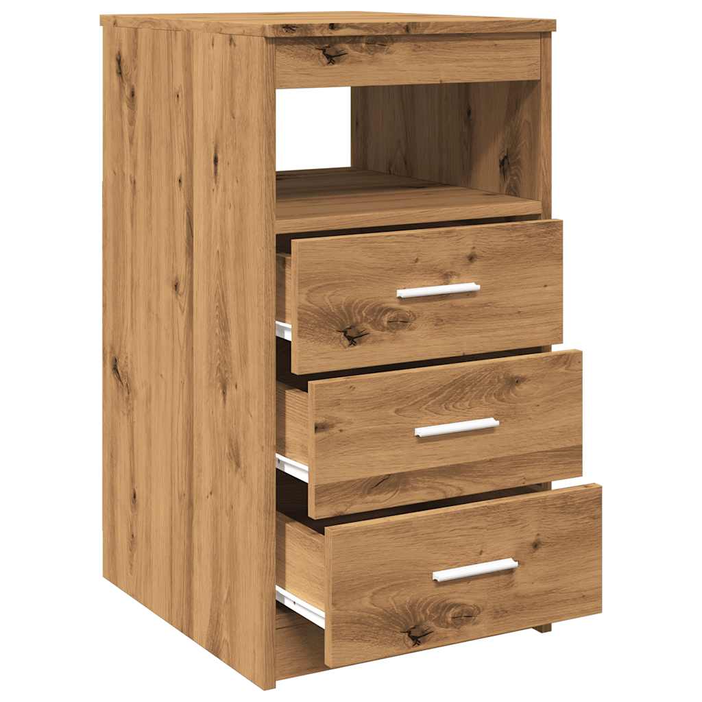 Kommode artisan eik 40x50x76 cm konstruert tre