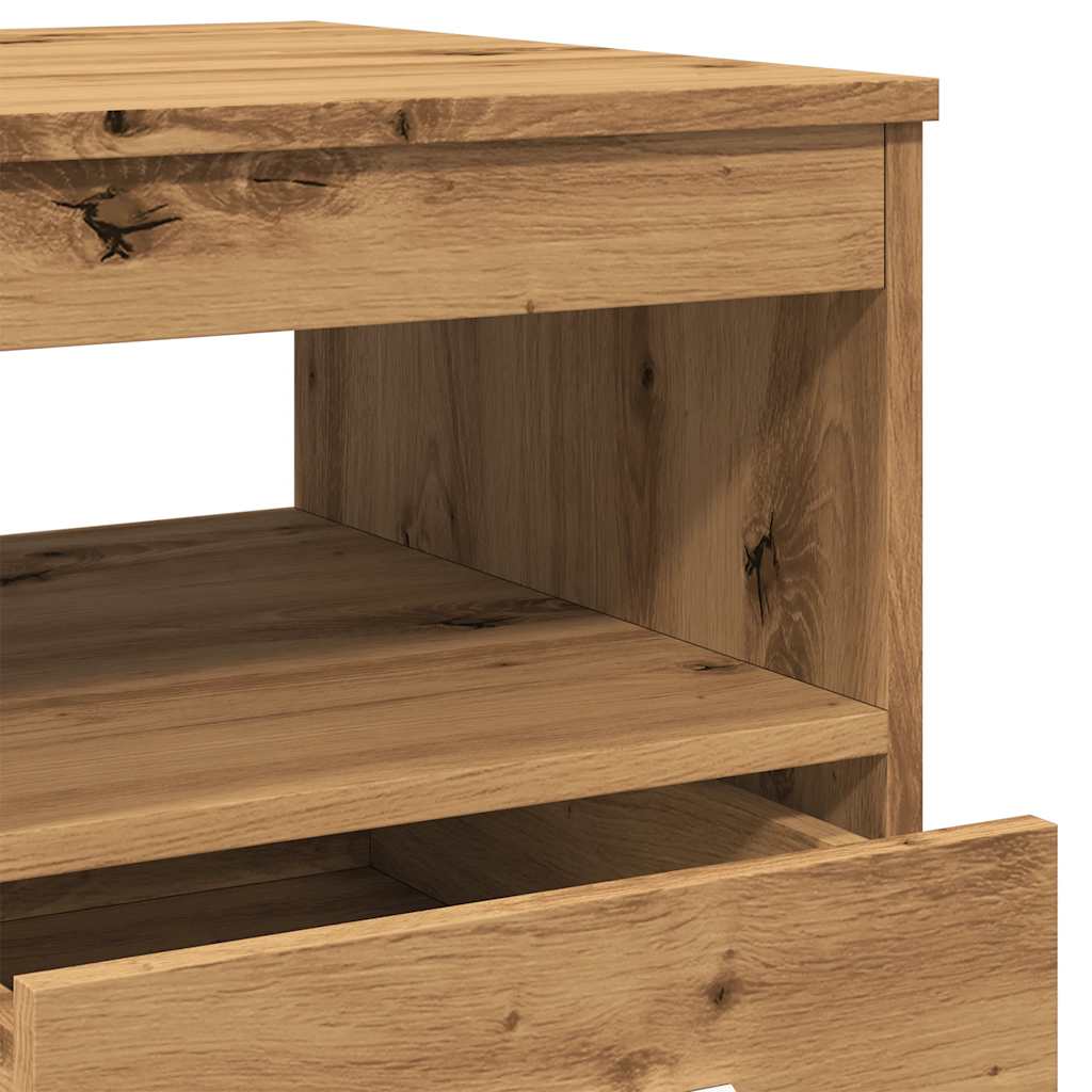 Kommode artisan eik 40x50x76 cm konstruert tre