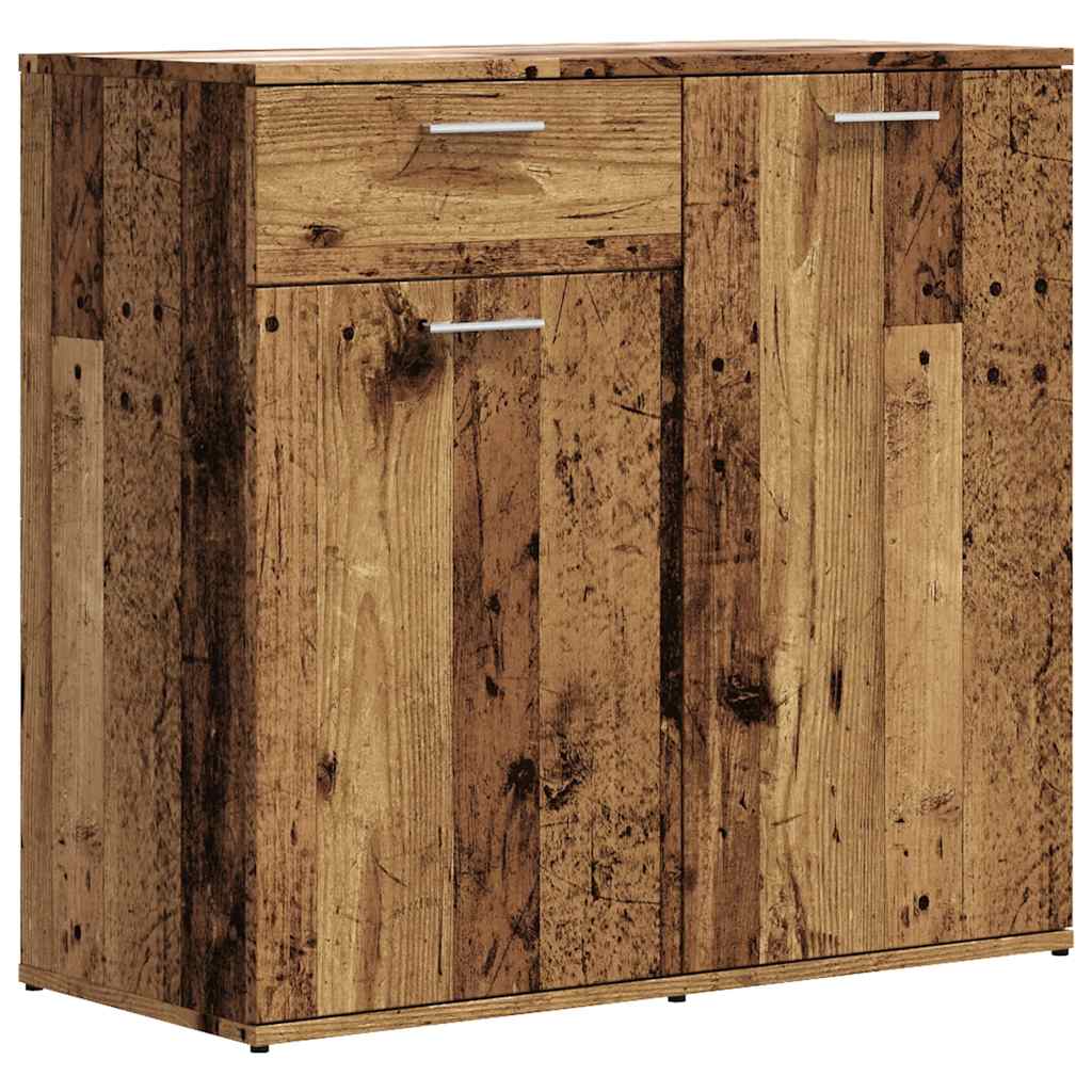 Skjenk gammelt tre 80x36x75 cm konstruert tre