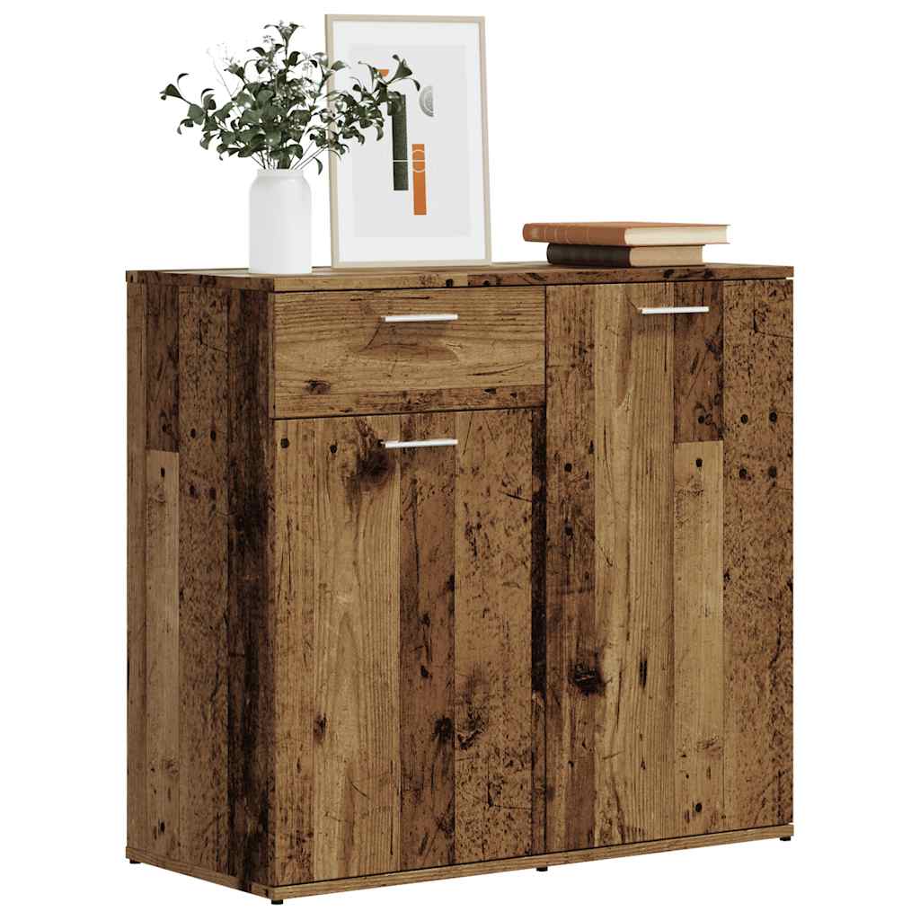 Skjenk gammelt tre 80x36x75 cm konstruert tre