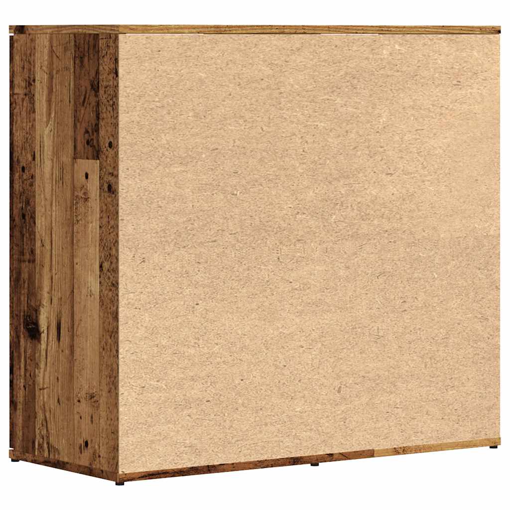 Skjenk gammelt tre 80x36x75 cm konstruert tre