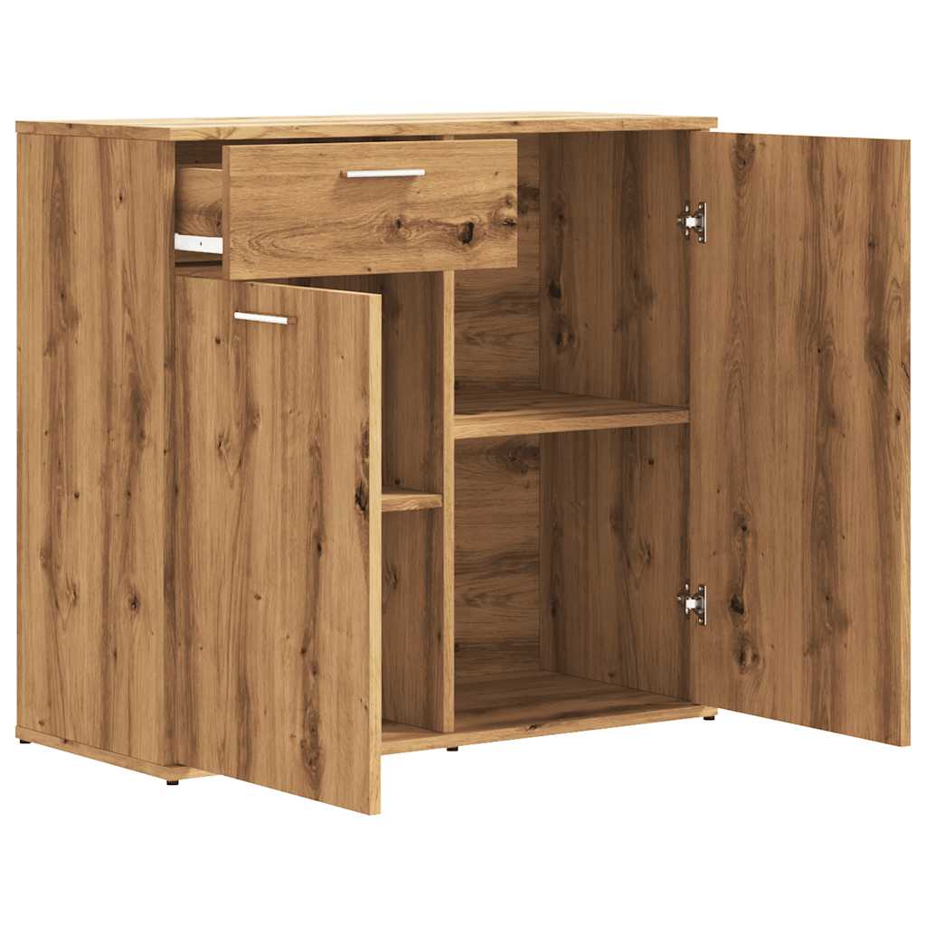Skjenk artisan eik 80x36x75 cm konstruert tre