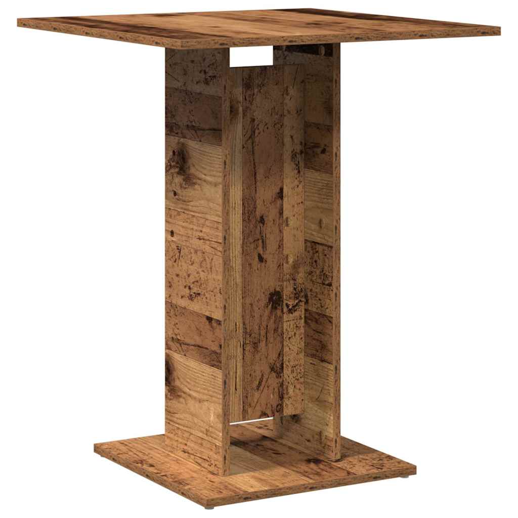 Bistrobord gammelt tre 60x60x75 cm konstruert tre