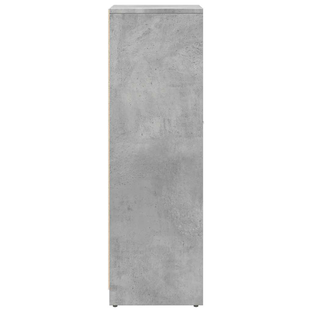 Baderomsskap betonggrå 30x30x95 cm sponplate