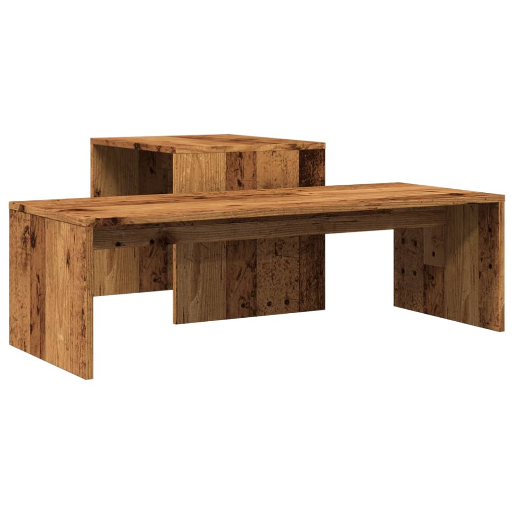 Salongbord gammelt tre 100x48x40 cm konstruert tre