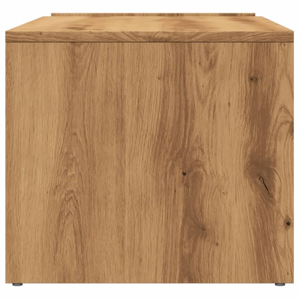 Salongbord artisan eik 90x45x35 cm sponplate