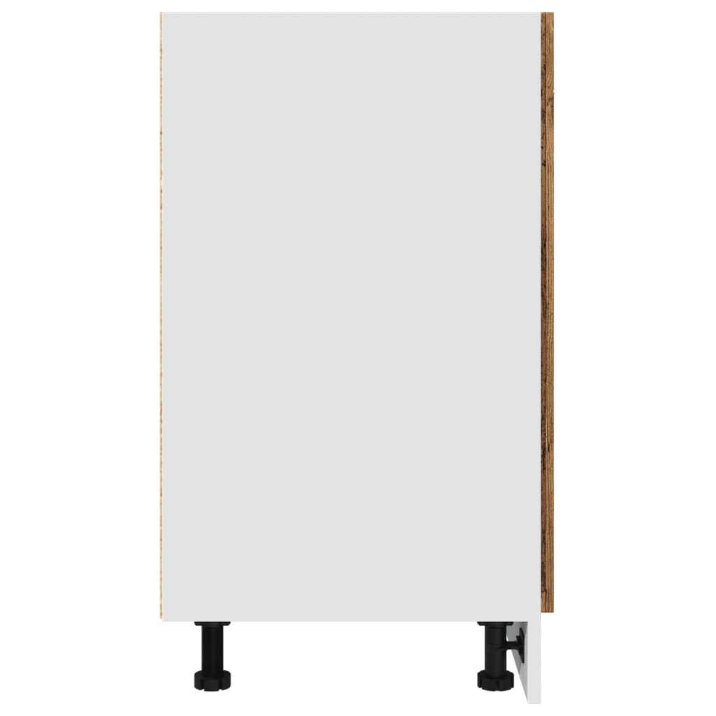 Bunnskap "Lyon" gammelt tre 60x46x81,5 cm konstruert tre