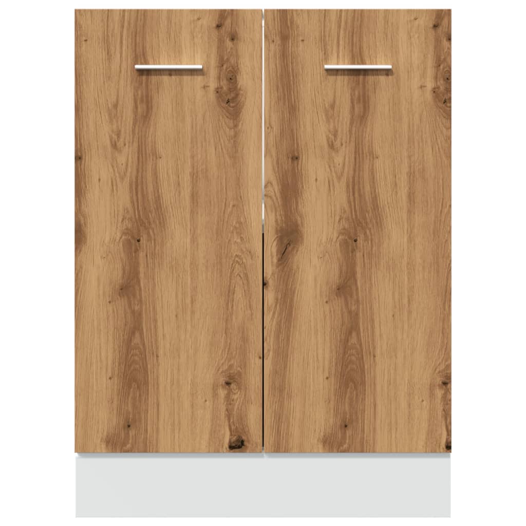 Bunnskap "Lyon" artisan eik 60x46x81,5 cm konstruert tre