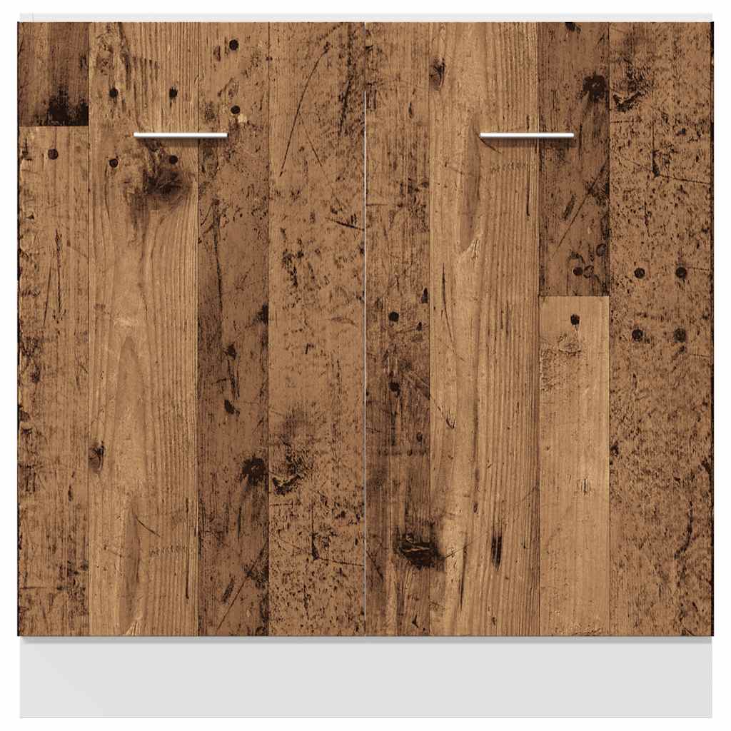 Bunnskap til vask "Lyon" gammelt tre 80x46x81,5 cm