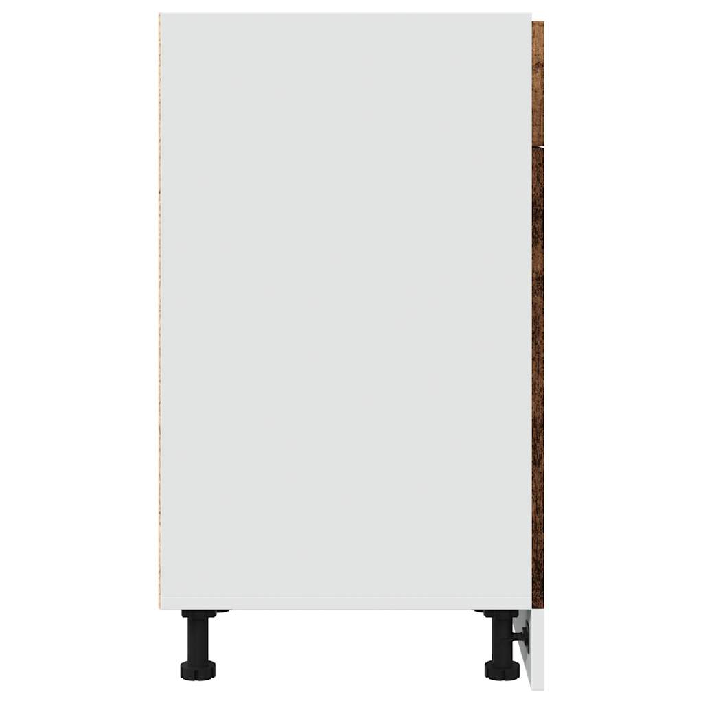 Bunnskap med skuff "Lyon" gammelt tre 40x46x81,5 cm
