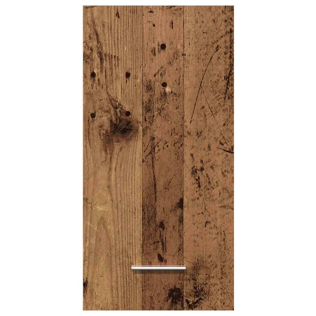 Hengende skap "Lyon" gammelt tre 30x31x60 cm konstruert tre