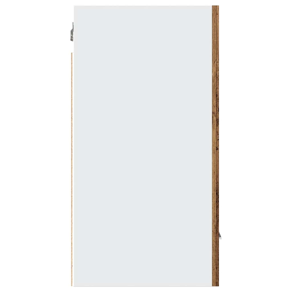 Hengende skap "Lyon" gammelt tre 30x31x60 cm konstruert tre