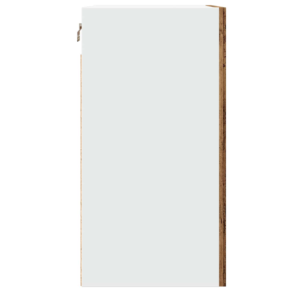 Hengende skap "Lyon" gammelt tre 40x31x60 cm konstruert tre