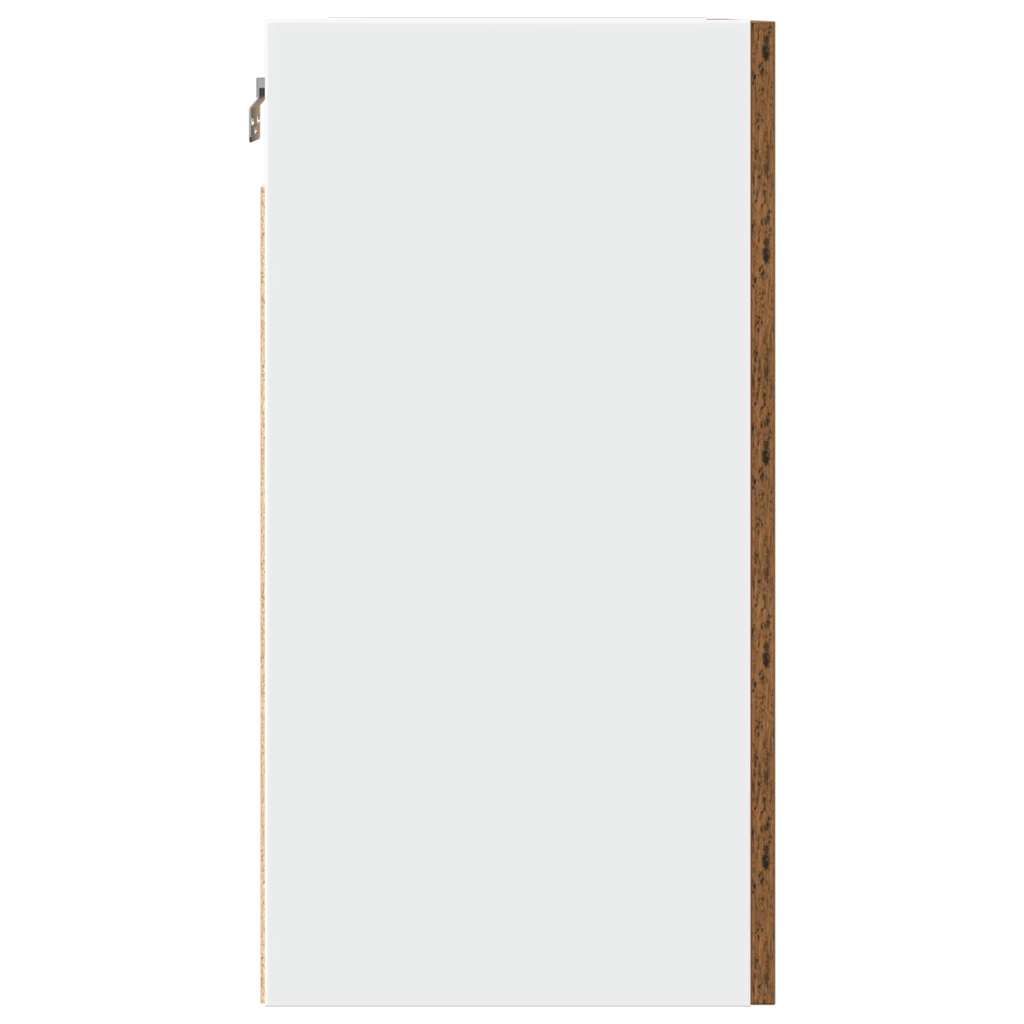Hengende skap "Lyon" gammelt tre 50x31x60 cm konstruert tre