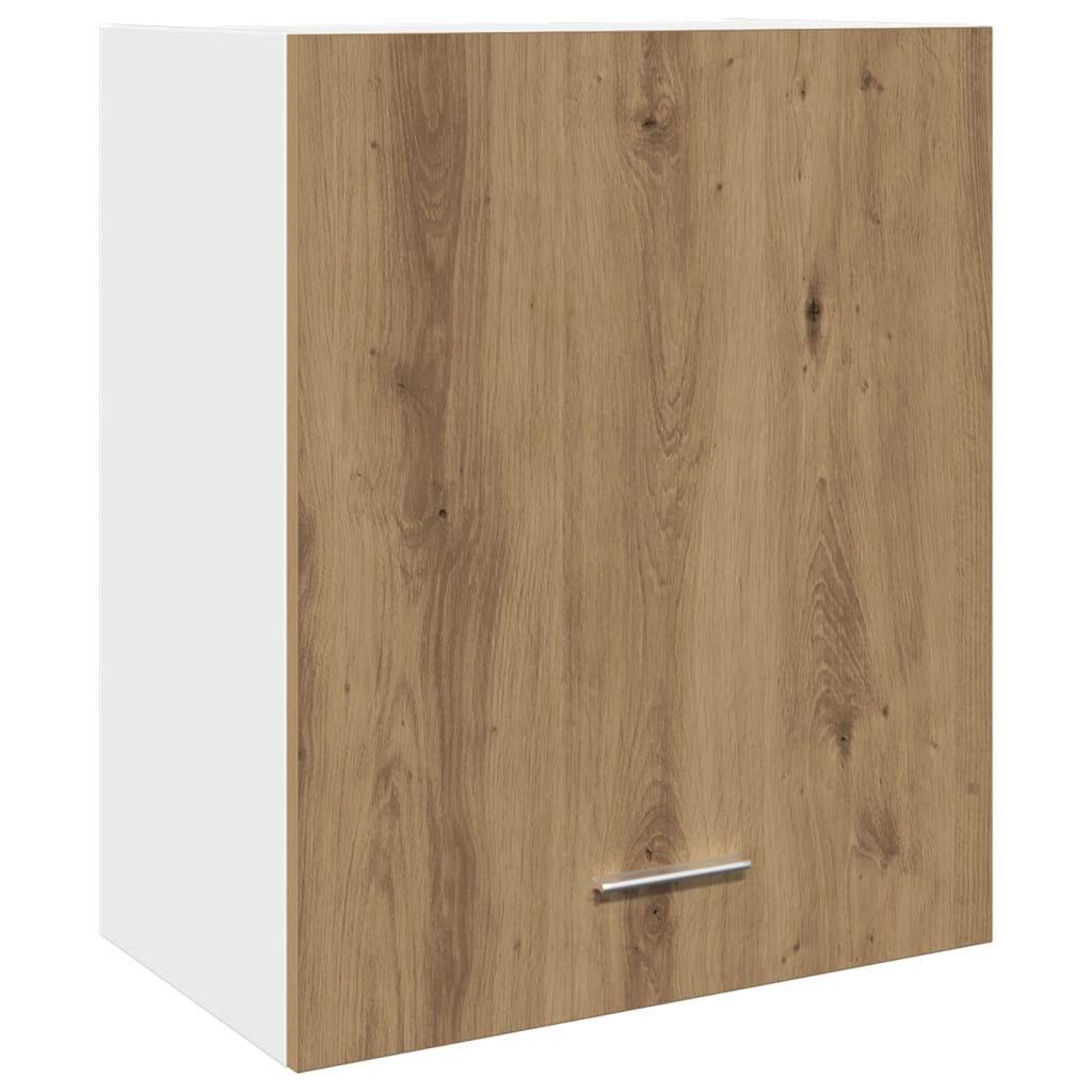 Vegghengt skap "Lyon" artisan eik 50x31x60 cm konstruert tre