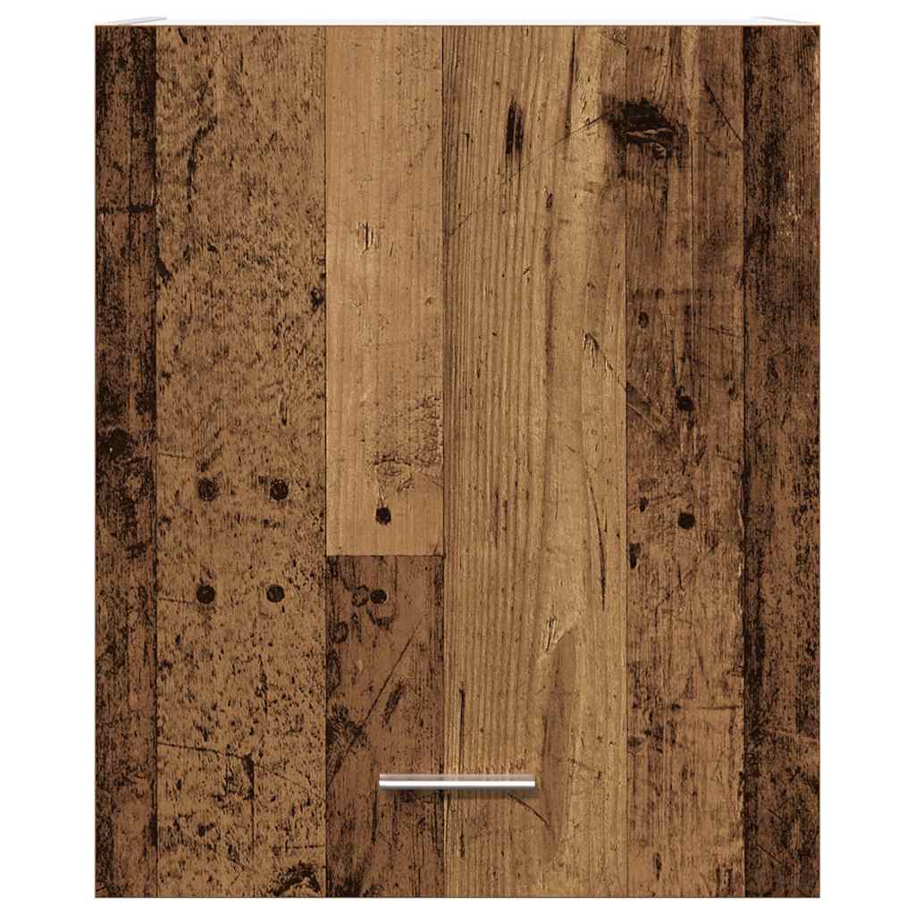 Hengende skap "Lyon" 2 stk gammelt tre 50x31x60 cm