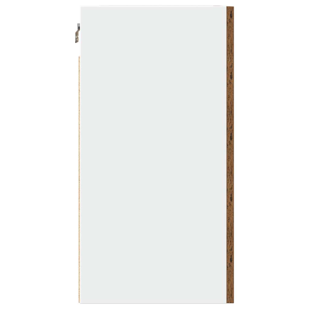 Hengende skap "Lyon" 2 stk gammelt tre 50x31x60 cm