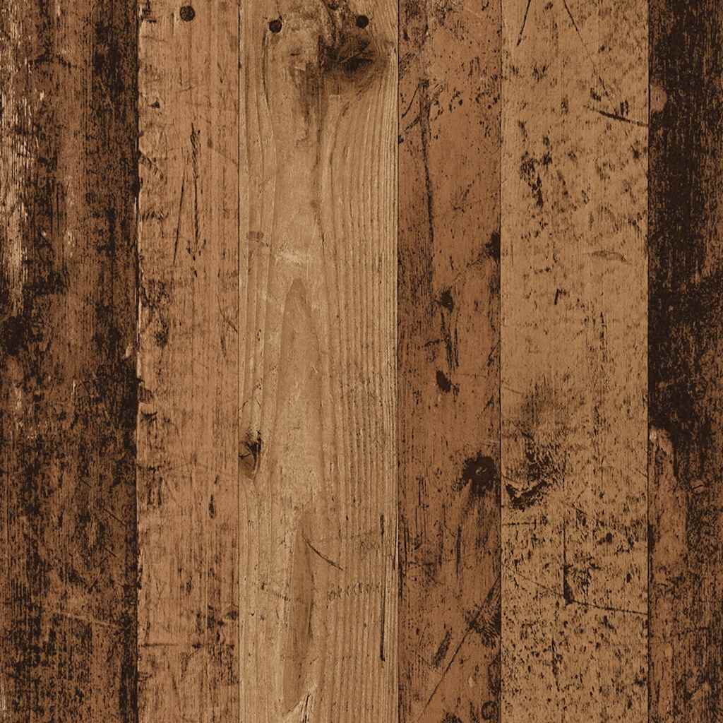 Hengende skap "Lyon" gammelt tre 60x31x40 cm konstruert tre