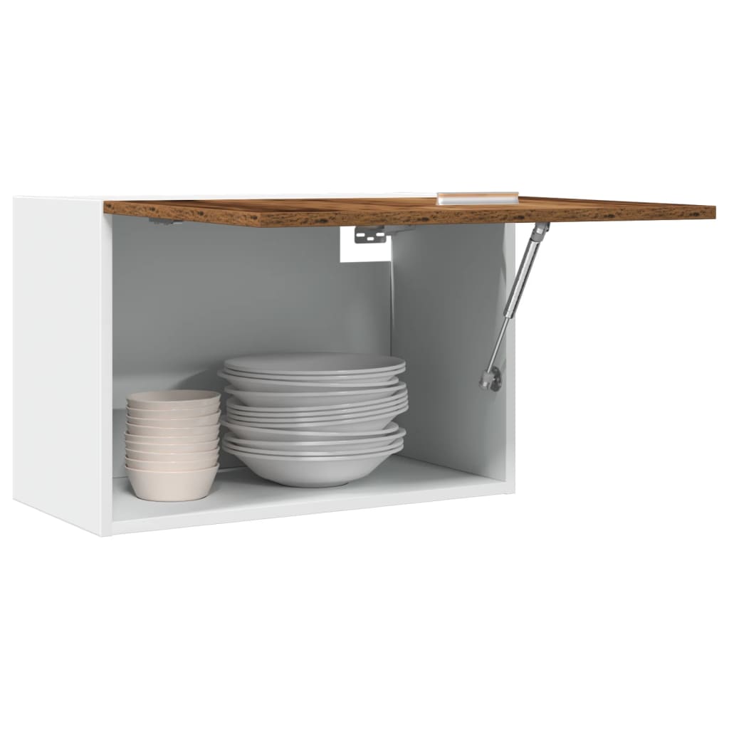 Hengende skap "Lyon" gammelt tre 60x31x40 cm konstruert tre