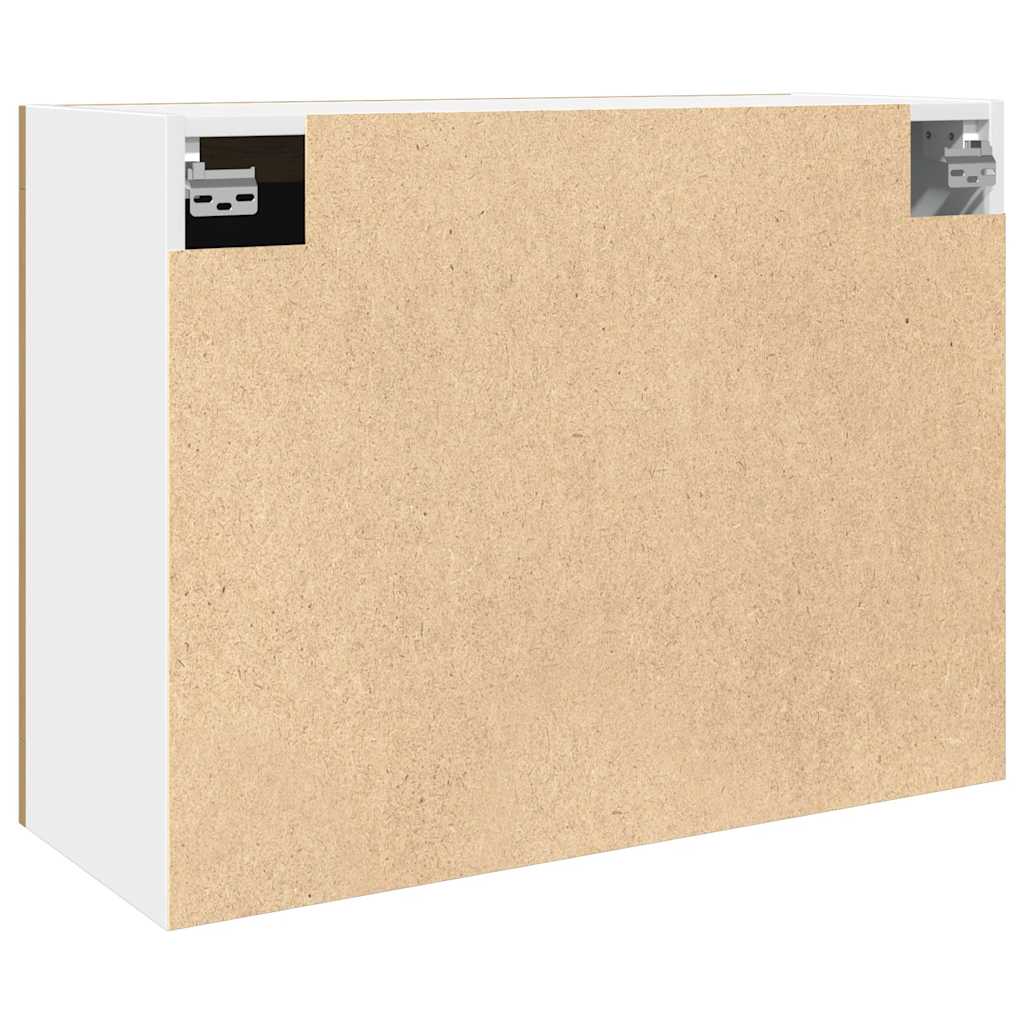 Vegghengt glasskap "Lyon" artisan eik 80x31x60 cm