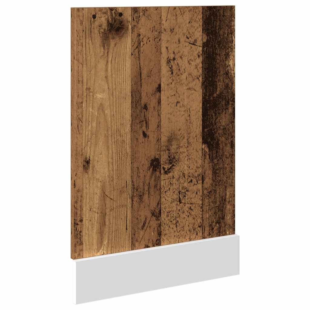 Oppvaskmaskinspanel "Lyon" gammelt tre 45x3x67 cm