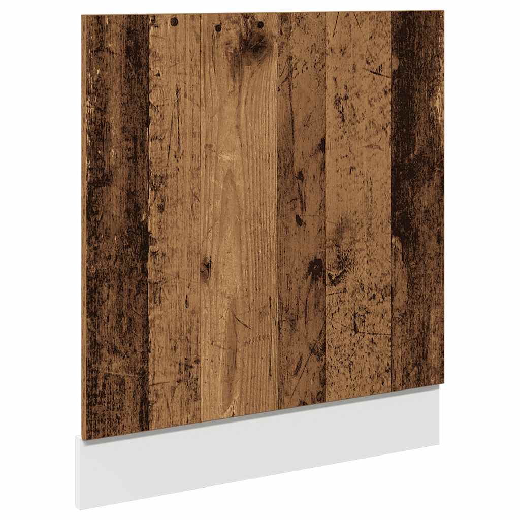Oppvaskmaskinspanel "Lyon" gammelt tre 60x1,5x67 cm