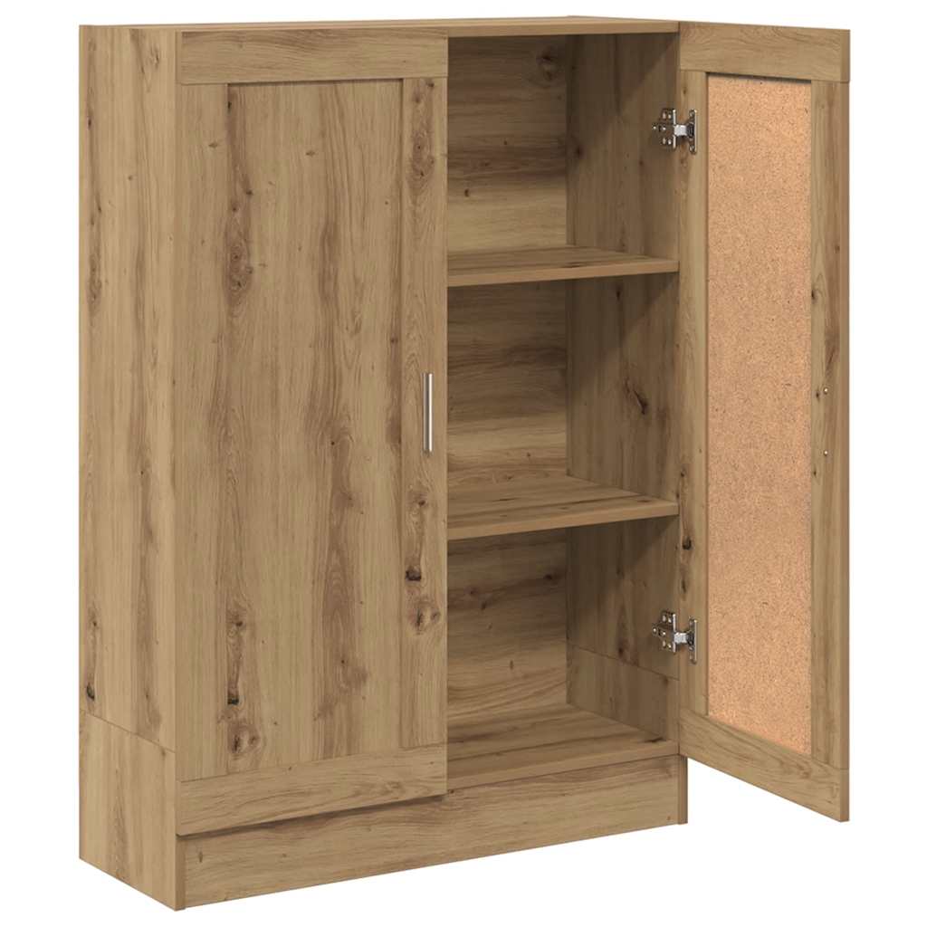 Bokhylle artisan eik 82,5x30,5x115 cm konstruert tre