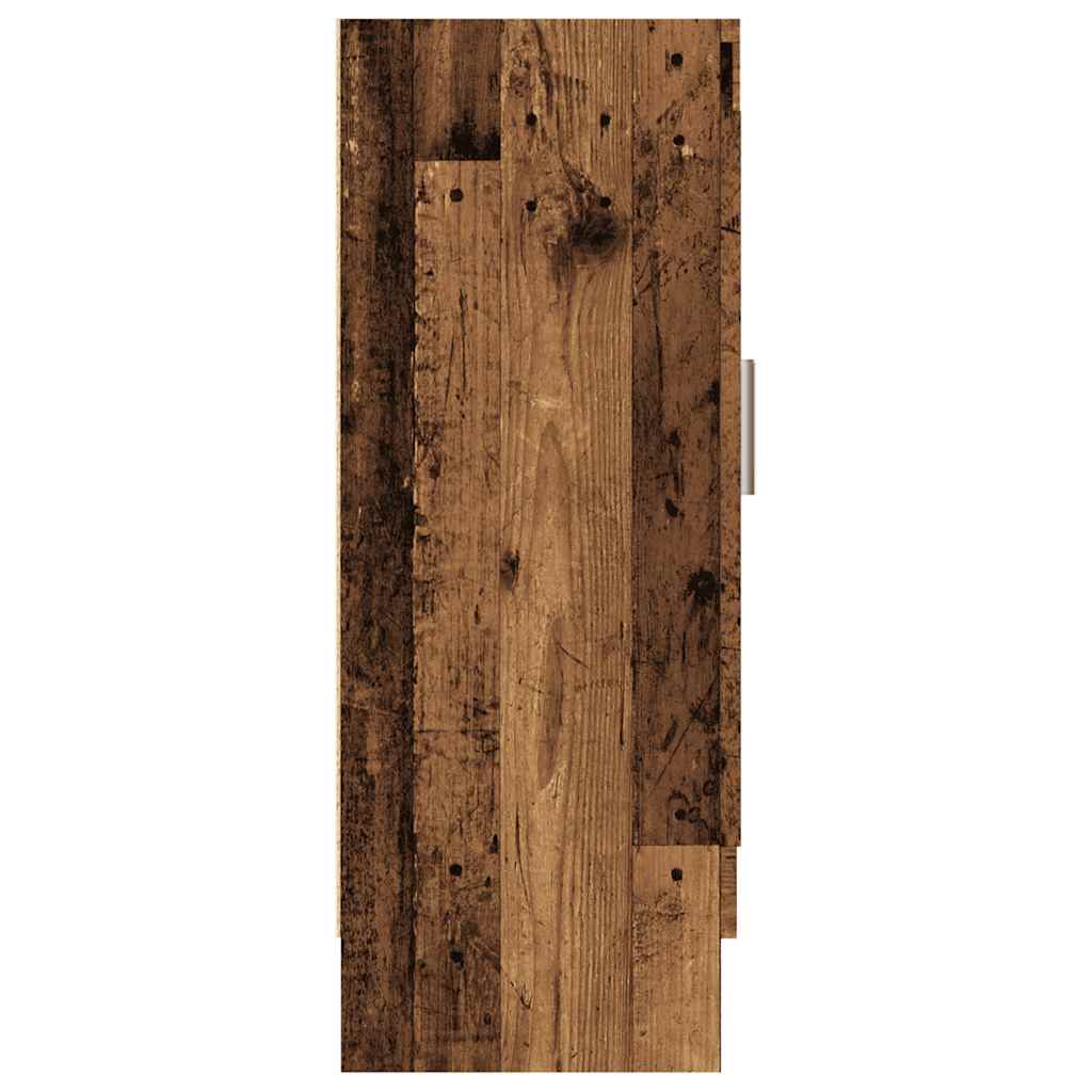 Bokhylle gammelt tre 82,5x30,5x80 cm konstruert tre