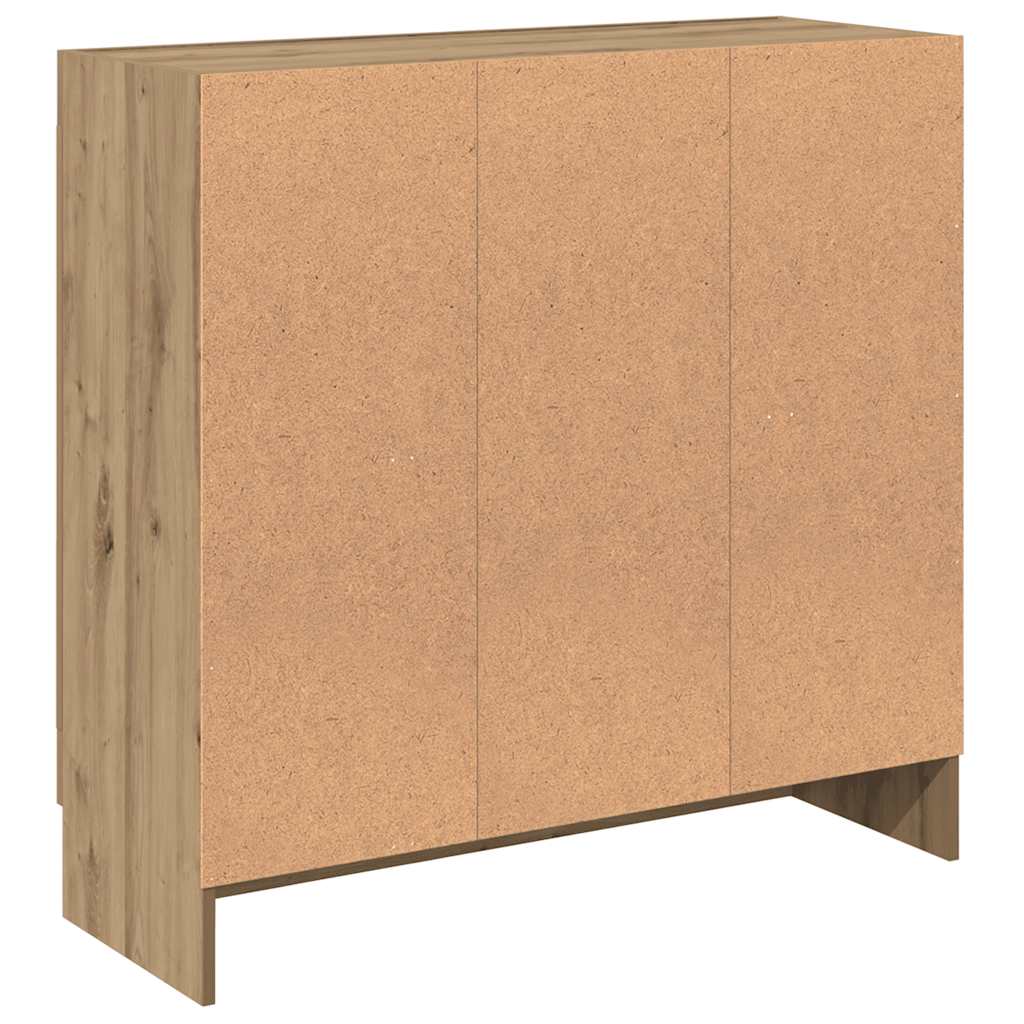 Bokhylle artisan eik 82,5x30,5x80 cm konstruert tre