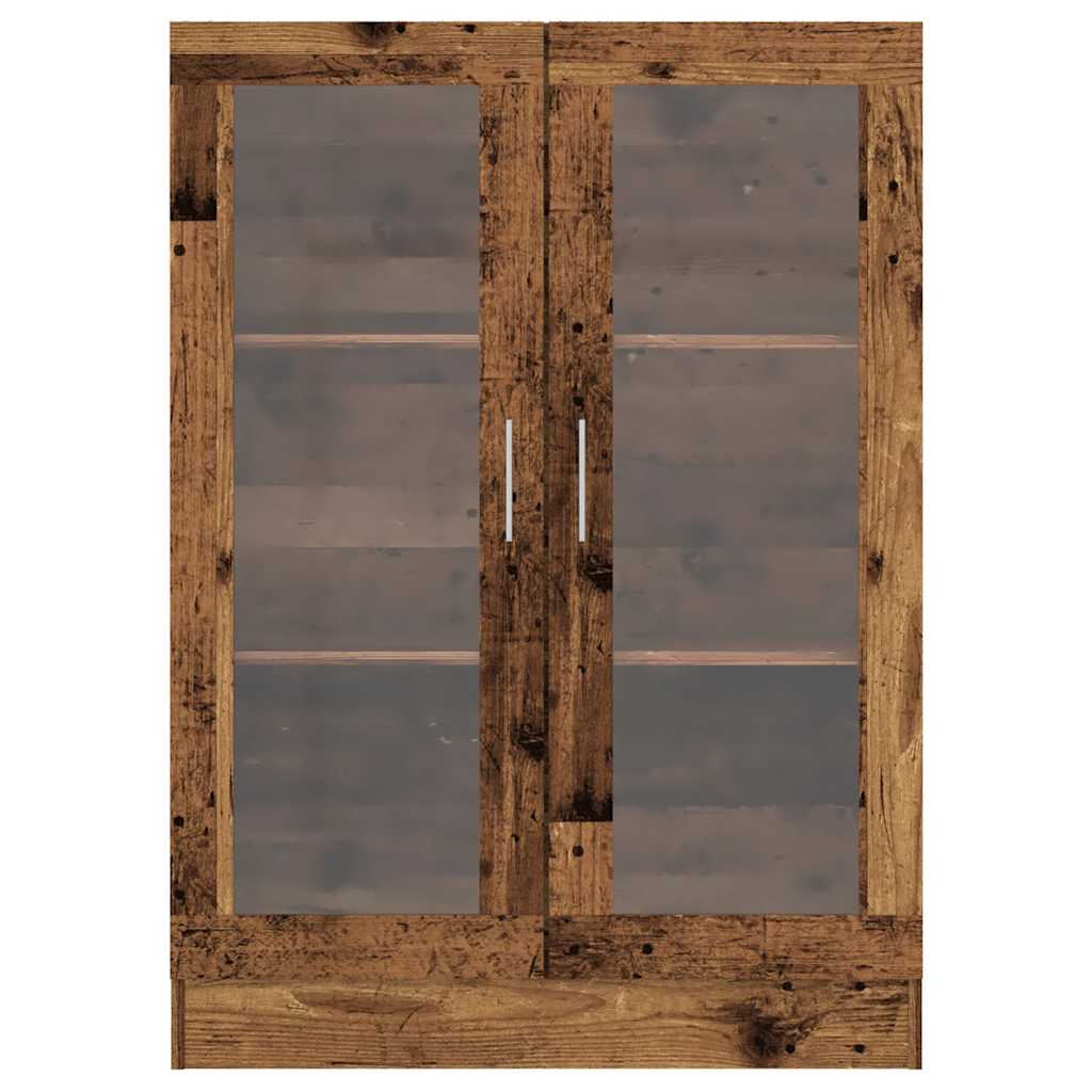 Bokhylle gammelt tre 82,5x30,5x115 cm konstruert tre