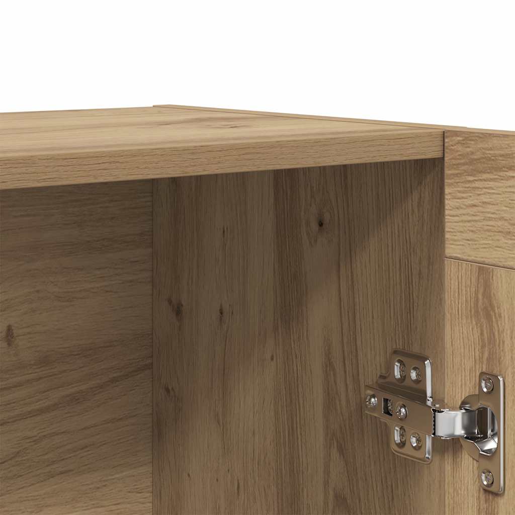 Bokhylle artisan eik 82,5x30,5x115 cm konstruert tre