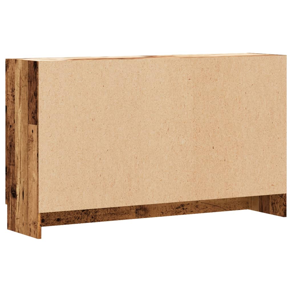 Skjenk gammelt tre 120x30,5x70 cm konstruert tre