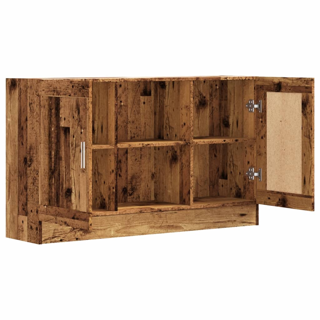 Skjenk gammelt tre 120x30,5x70 cm konstruert tre