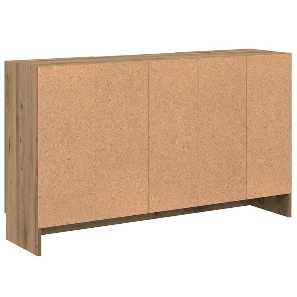 Skjenk artisan eik 120x30,5x70 cm konstruert tre