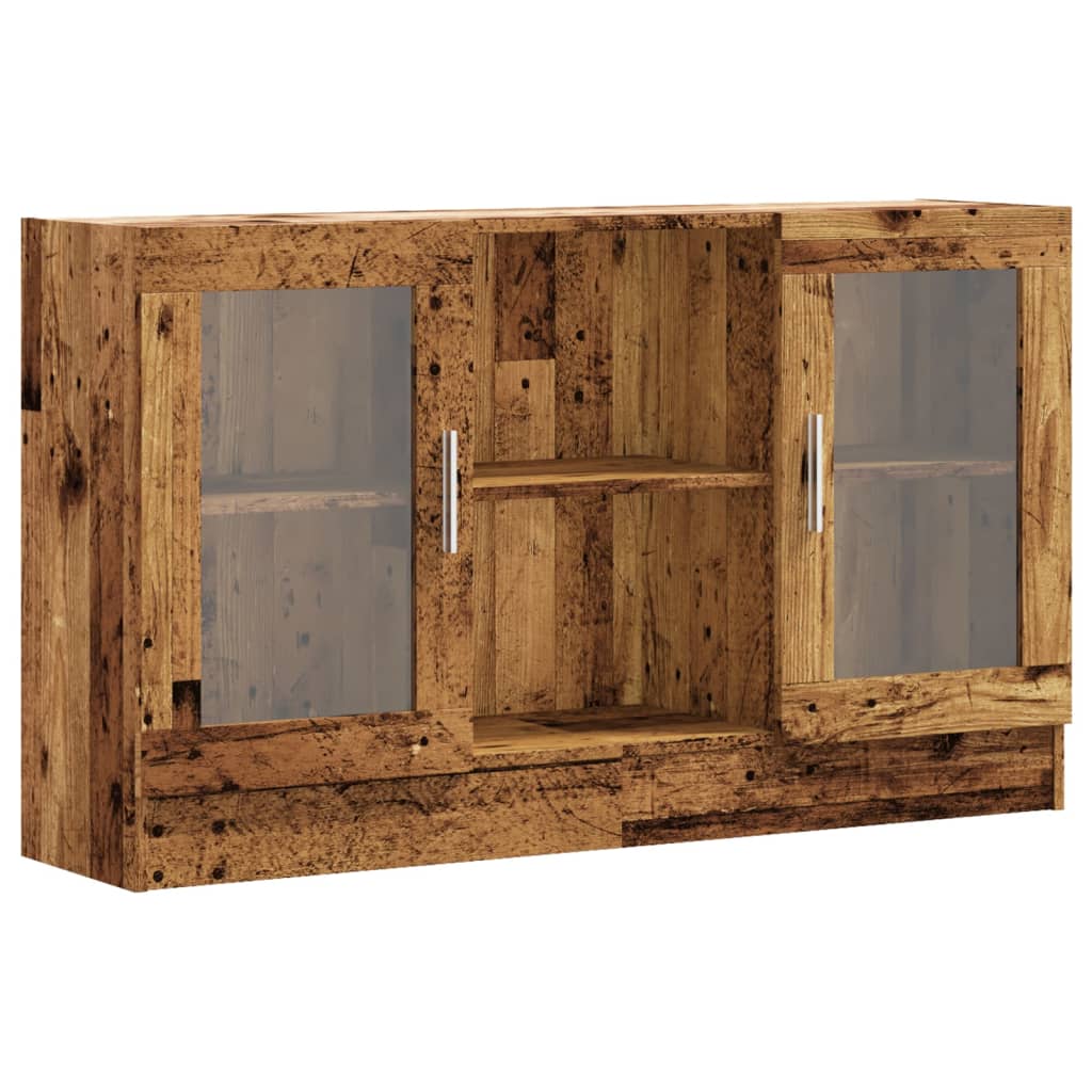Skjenk gammelt tre 120x30,5x70 cm konstruert tre