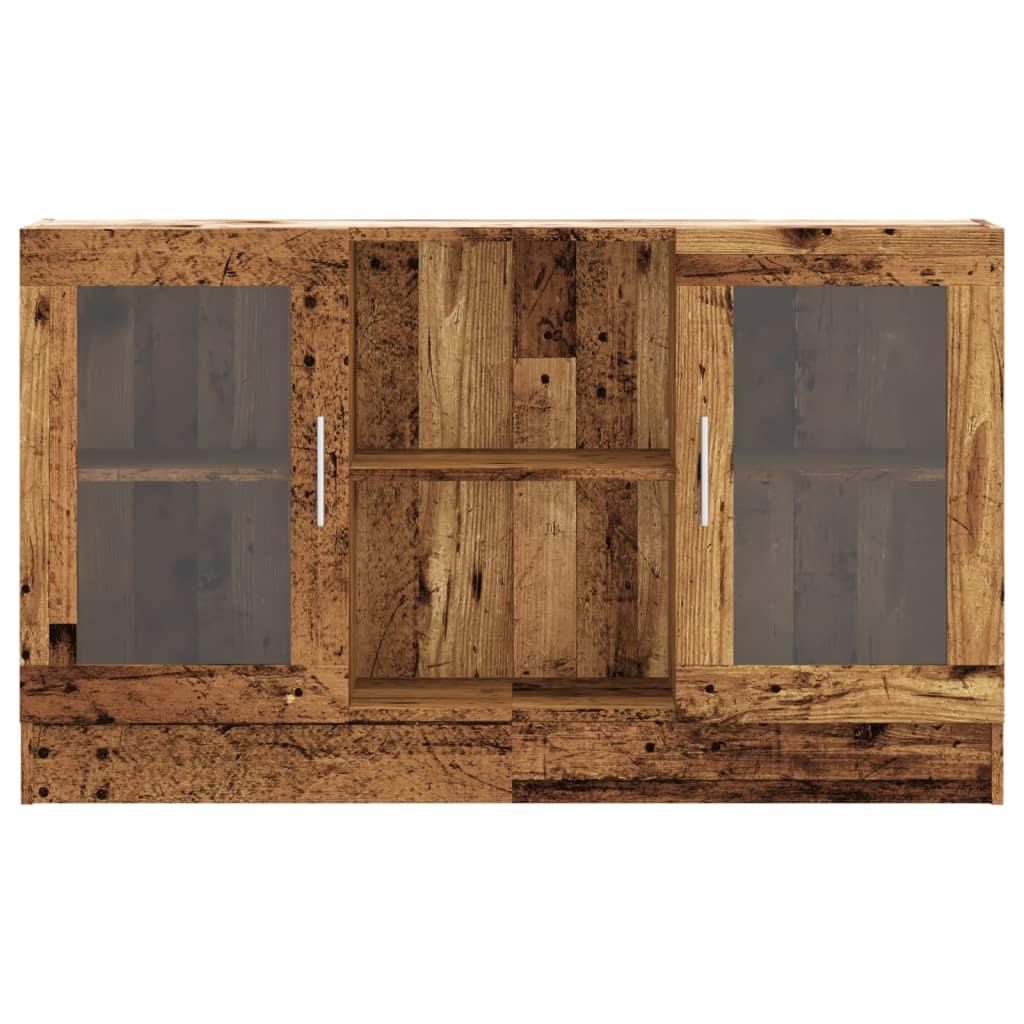 Skjenk gammelt tre 120x30,5x70 cm konstruert tre