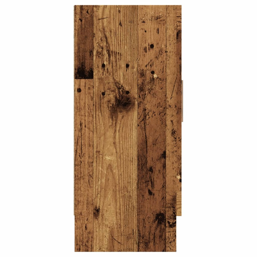 Skjenk gammelt tre 120x30,5x70 cm konstruert tre