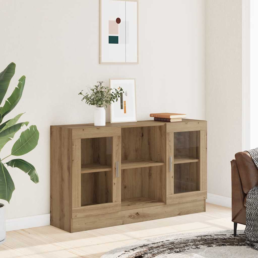 Skjenk artisan eik 120x30,5x70 cm konstruert tre
