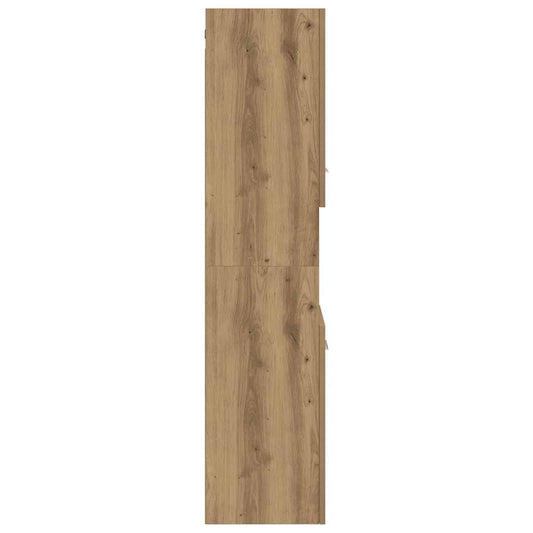 Hengende baderomsskap artisan eik 30x30x130 cm konstruert tre