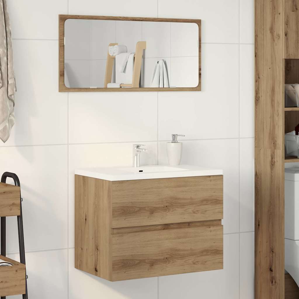 Baderomsskap artisan eik 60x38,5x45 cm konstruert tre