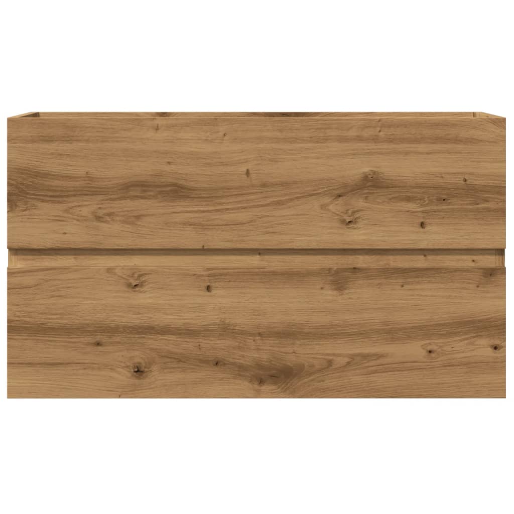Hengende baderomsskap artisan eik 80x38,5x45 cm konstruert tre
