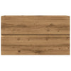 Hengende baderomsskap artisan eik 80x38,5x45 cm konstruert tre