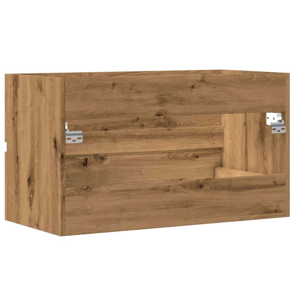 Hengende baderomsskap artisan eik 80x38,5x45 cm konstruert tre