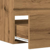 Hengende baderomsskap artisan eik 80x38,5x45 cm konstruert tre