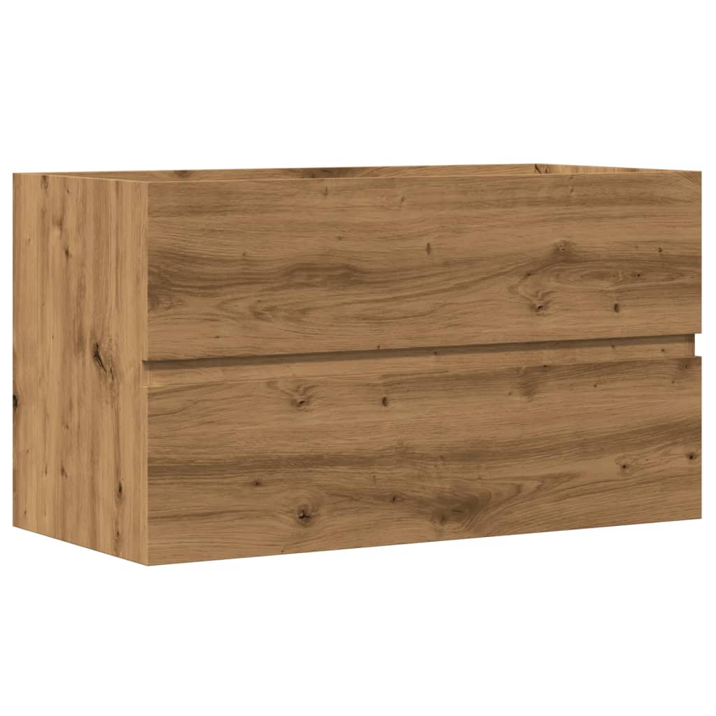 Servantskap artisan eik 90x38,5x45 cm konstruert tre