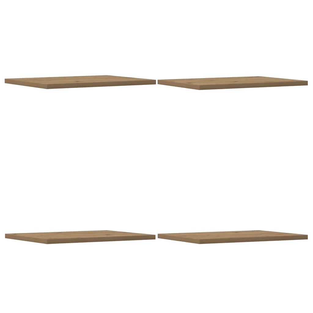 Hylleplater 4 stk artisan eik 40x30x1,5 cm konstruert tre