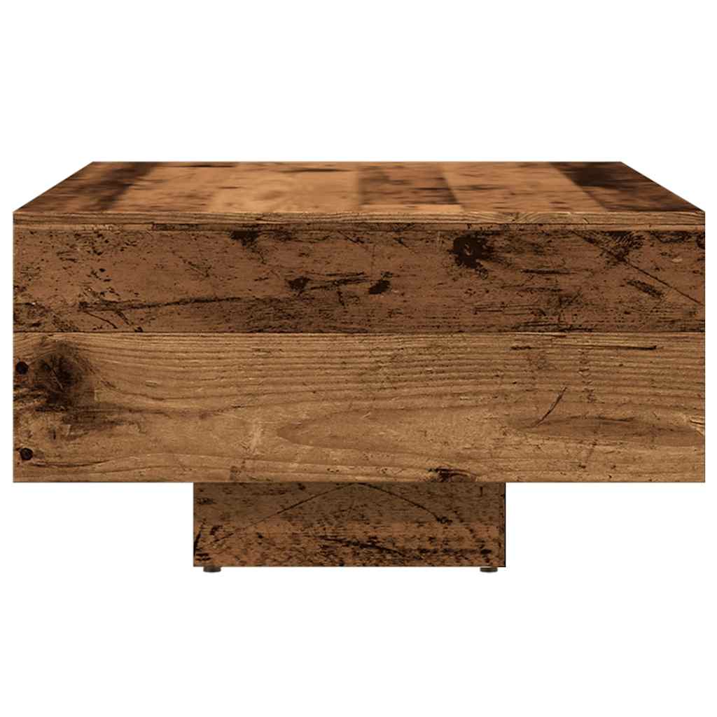 Salongbord gammelt tre 85x55x31 cm konstruert tre