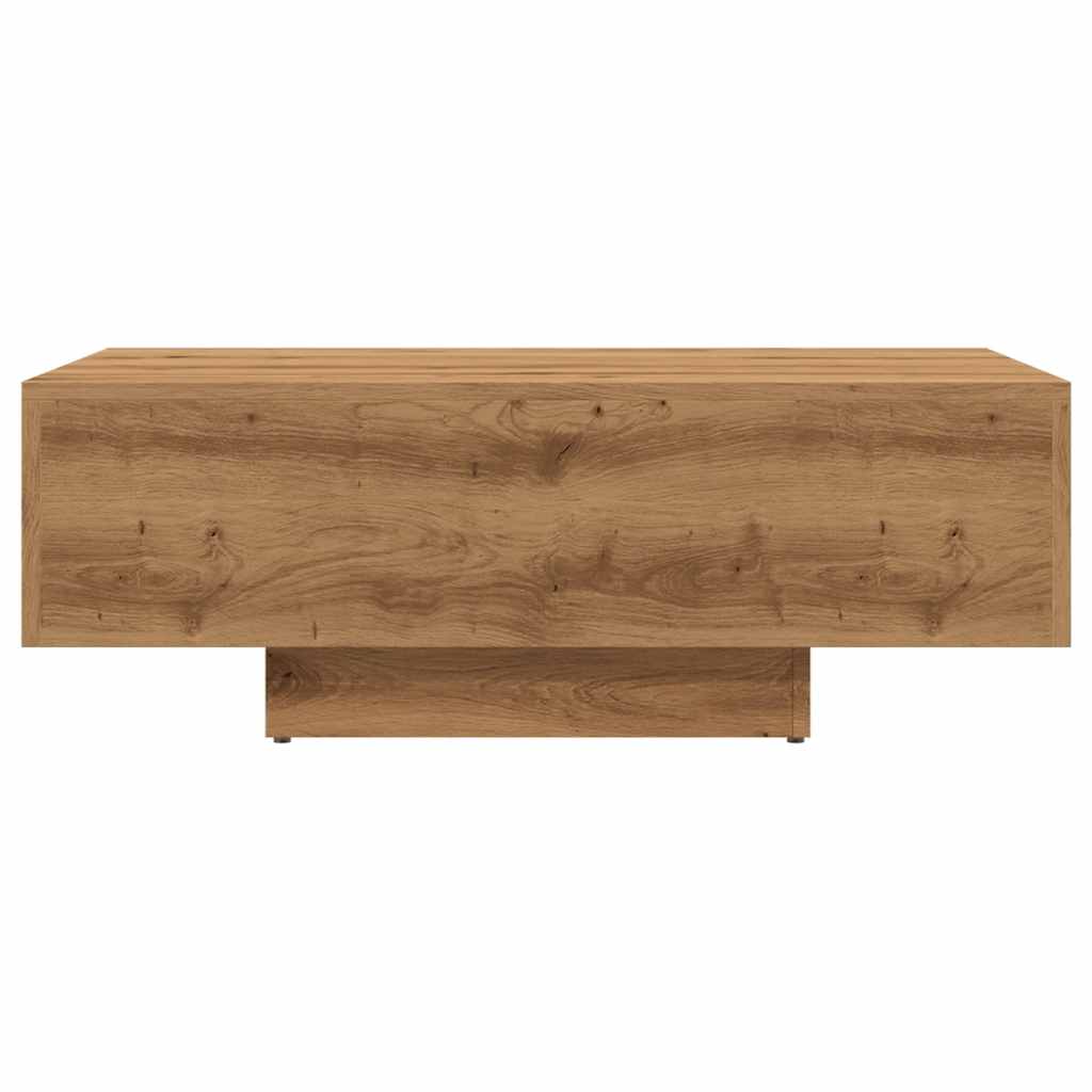 Salongbord artisan eik 85x55x31 cm konstruert tre
