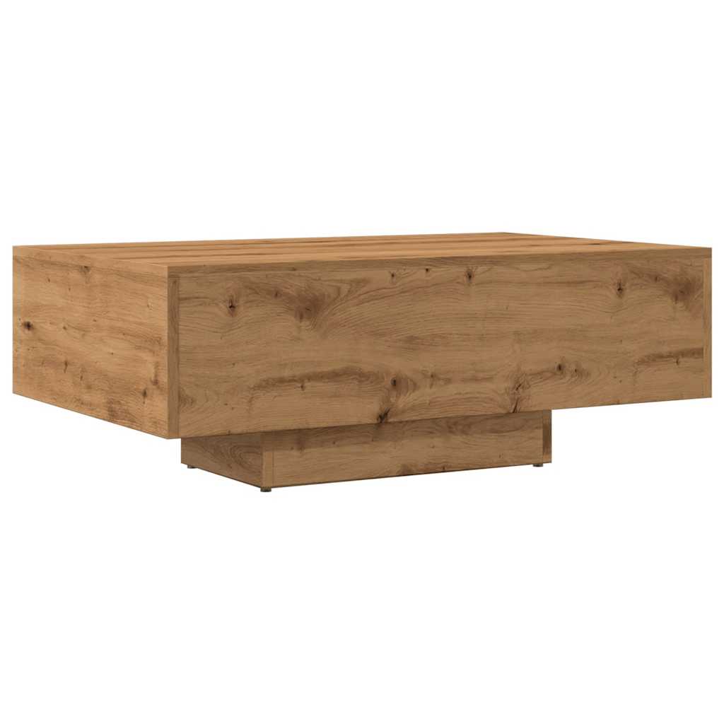 Salongbord artisan eik 85x55x31 cm konstruert tre