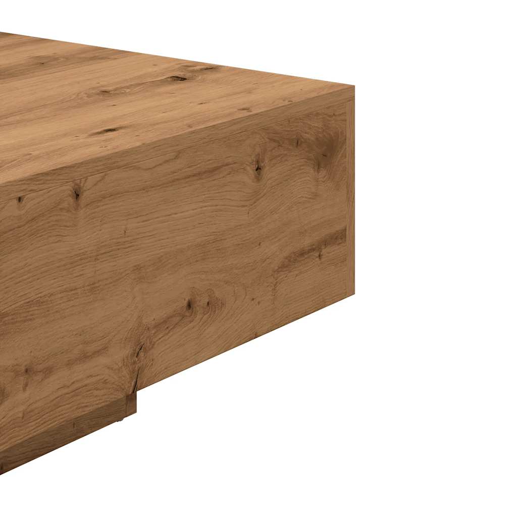 Salongbord artisan eik 85x55x31 cm konstruert tre